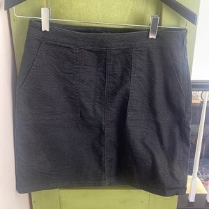 Prana patterned jean stretchy skirt